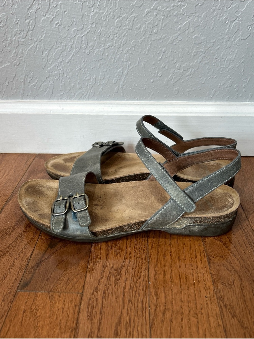 Dansko Rebekah Sandals Slip On Shoes EU 37 Women’s Size 6.5-7 Blue